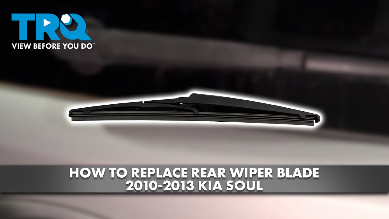 How to Replace Rear Wiper Blade 2010-2013 Kia Soul | 1A Auto