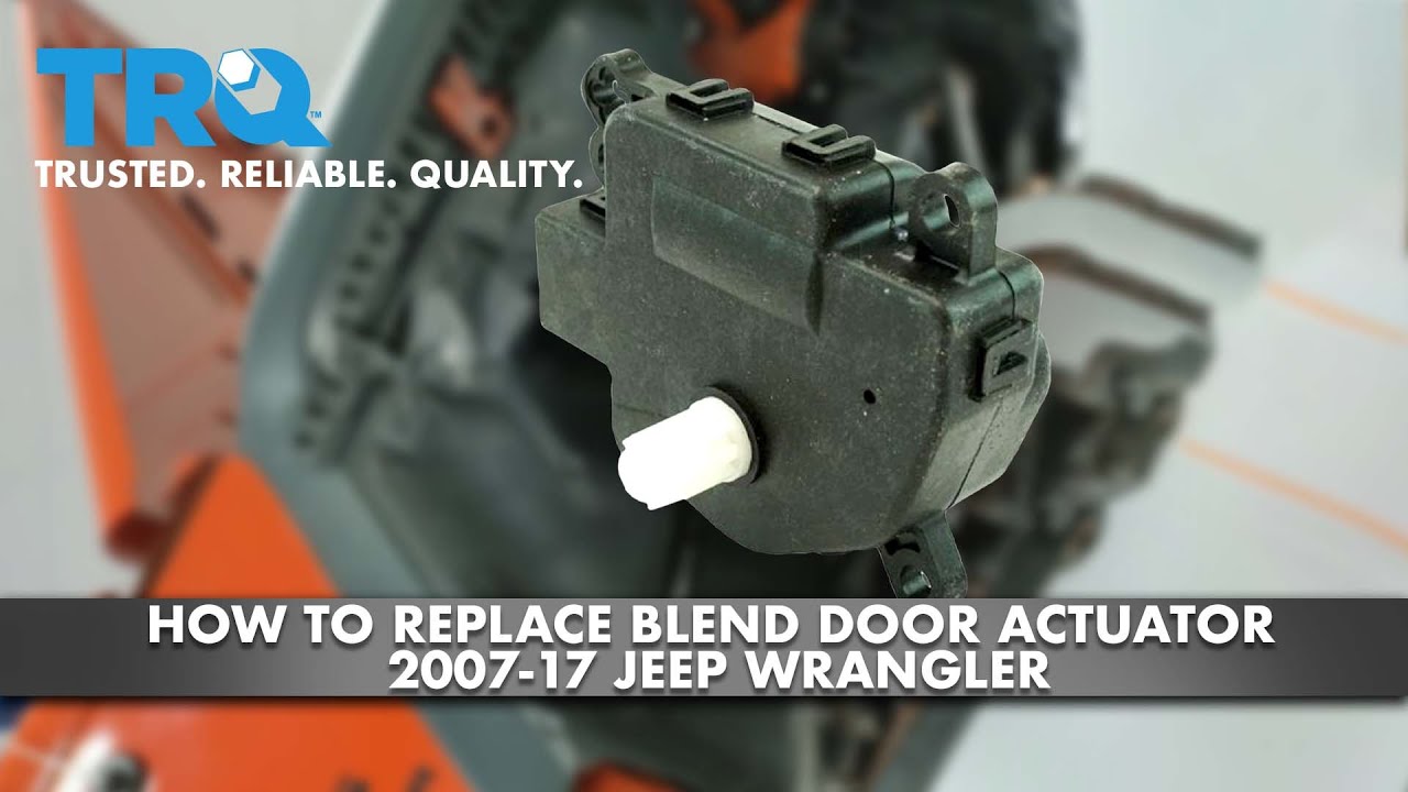 How To Replace Blend Door Actuator 200717 Jeep Wrangler 1A Auto