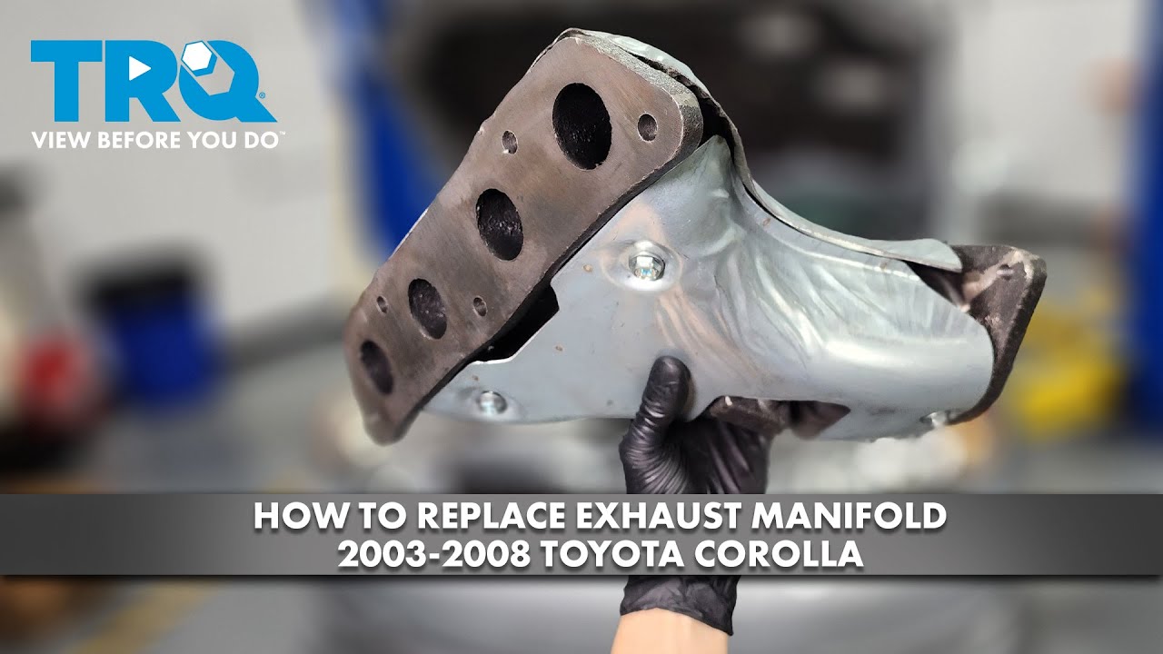 How to Replace Exhaust Manifold 20032008 Toyota Corolla 1A Auto