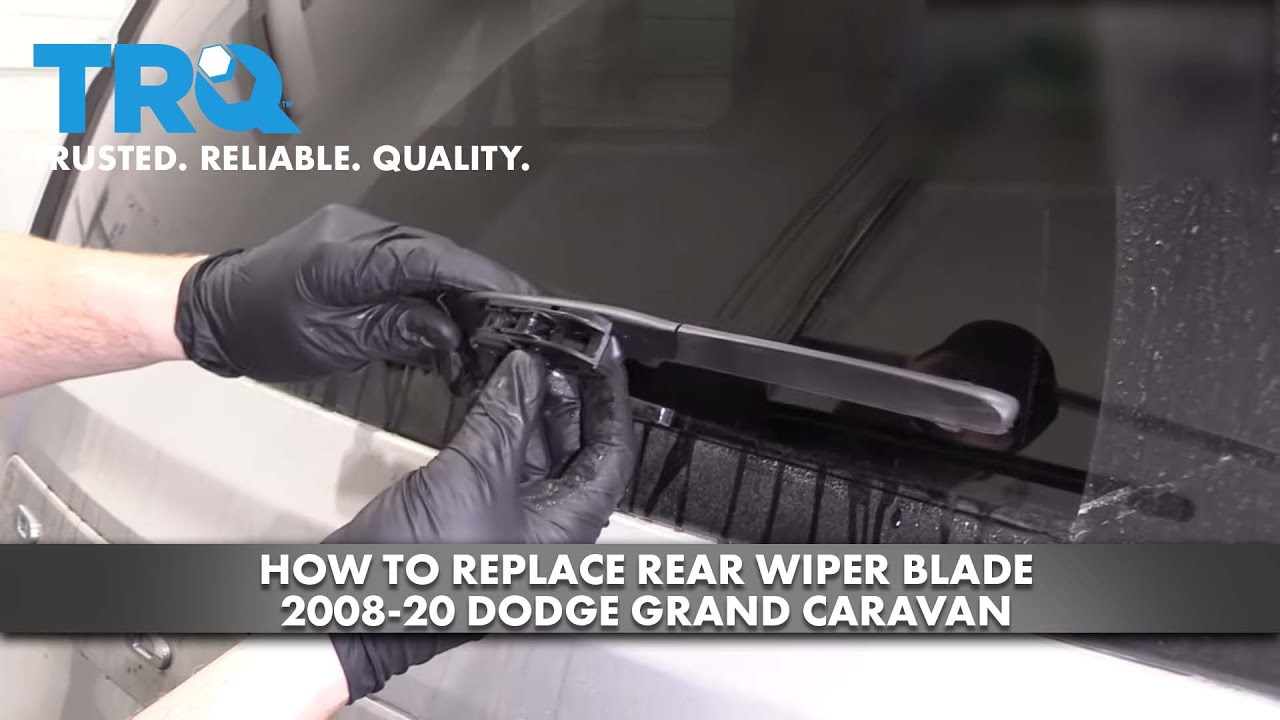 How to Replace Rear Wiper Blade 200820 Dodge Grand Caravan 1A Auto