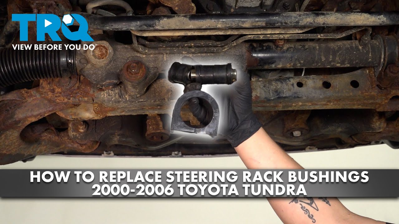How to Replace Steering Rack Bushings 20002006 Toyota Tundra 1A Auto
