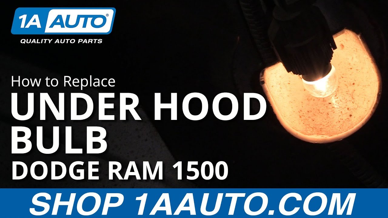 How to Replace Under Hood Bulb 19942002 Dodge Ram 1500 1A Auto