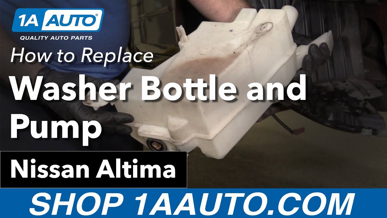 How to Replace Washer Fluid Reservoir 200206 Nissan Altima 1A Auto