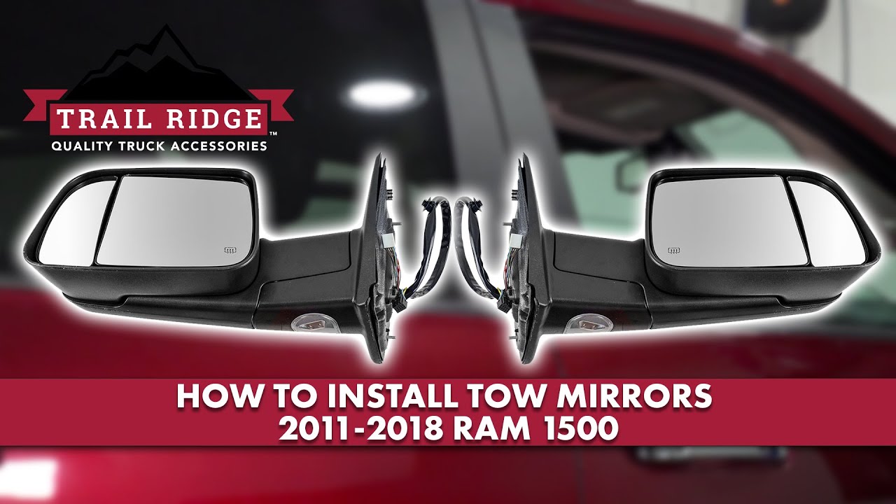 How to Install Tow Mirrors 20112018 Ram 1500 1A Auto