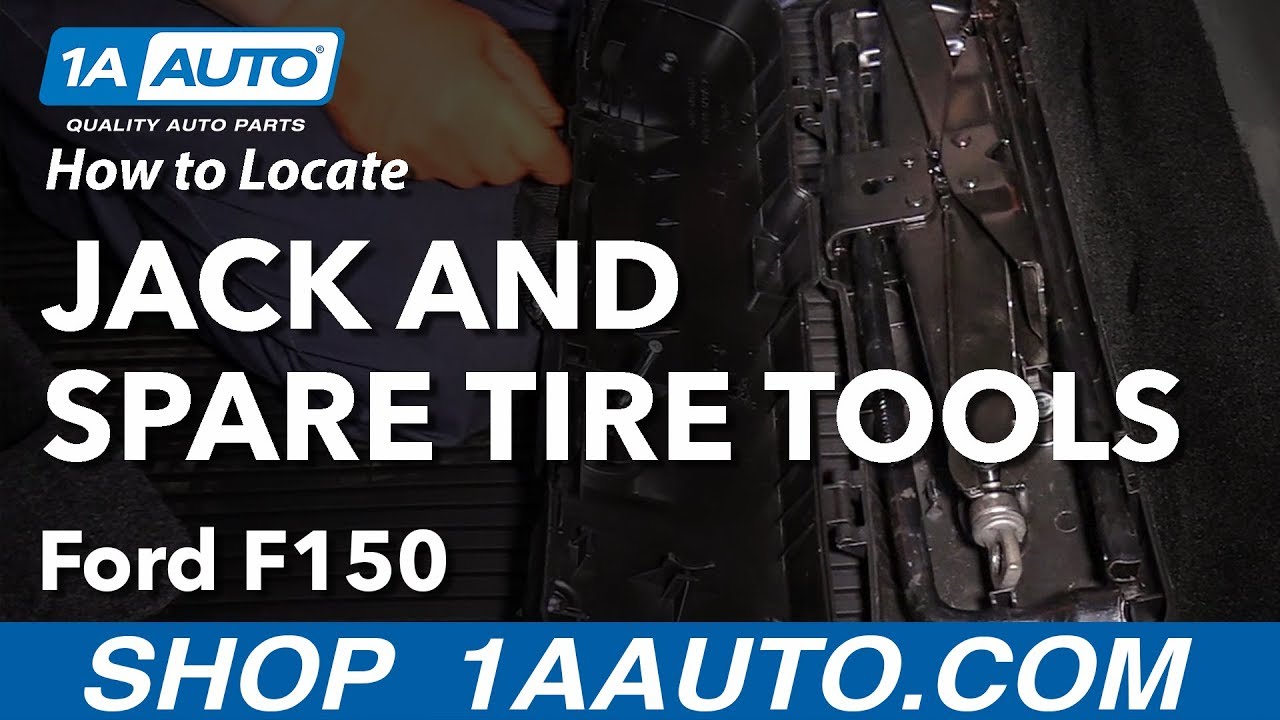 How to Locate Jack and Spare Tire Tools 200914 Ford F150 1A Auto