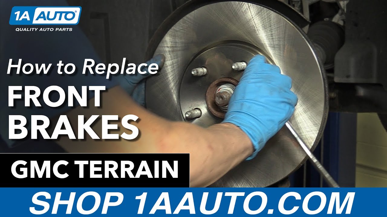 How to Replace Front Brakes 201017 GMC Terrain 1A Auto