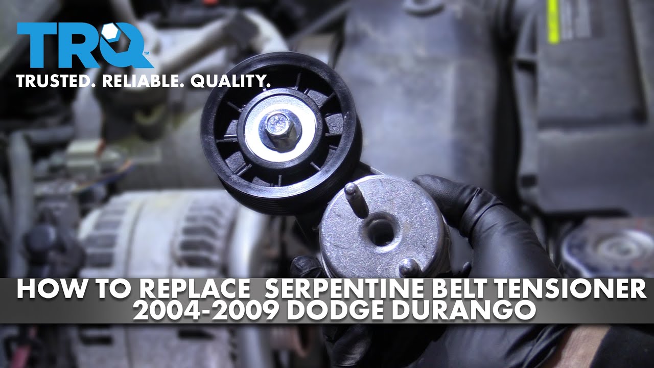 How to Replace Serpentine Belt Tensioner 20042009 Dodge Durango 1A Auto