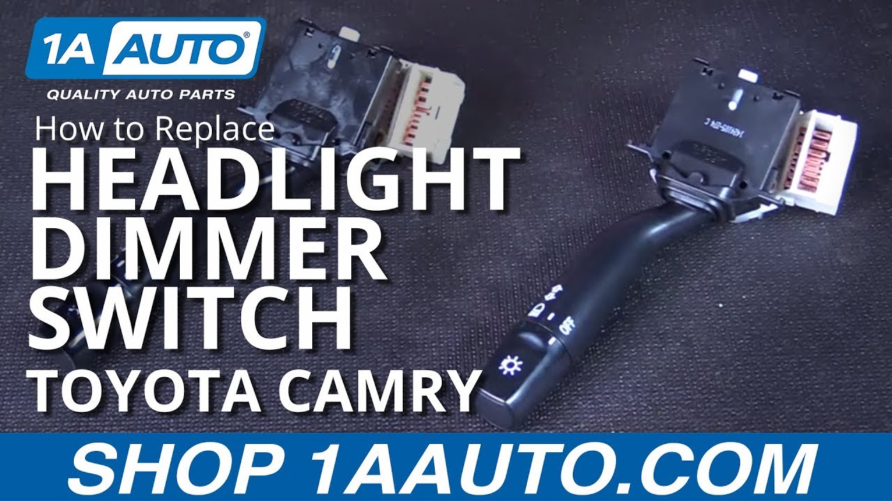 How to Replace Headlight Dimmer Switch Without Fog Lights 19972001