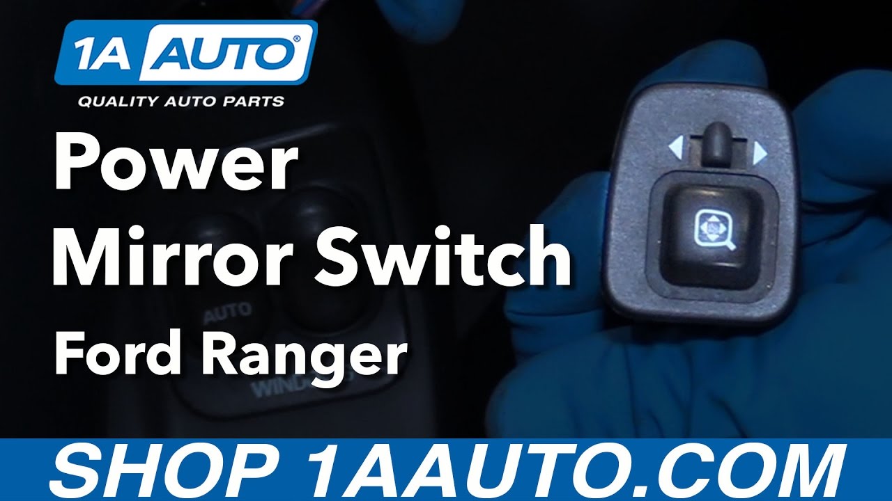 How to Replace Power Mirror Switch 19952007 Ford Ranger 1A Auto