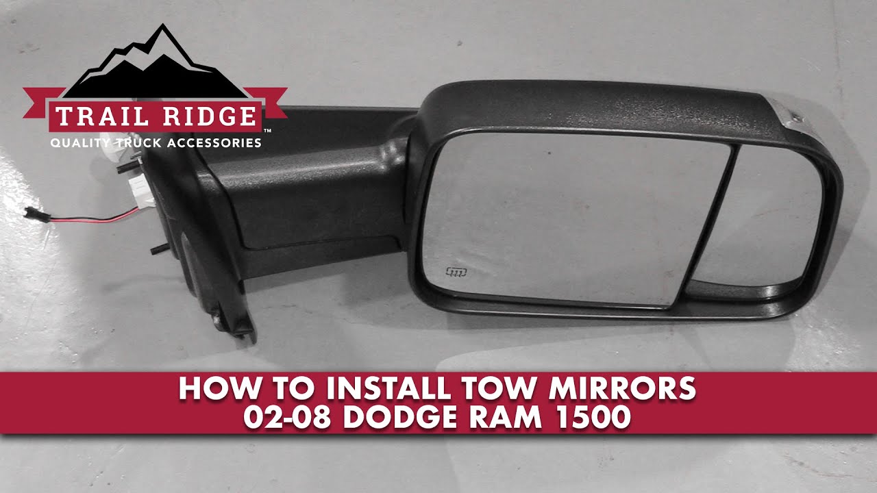 How to Install Tow Mirrors Dodge Ram 1500 200208 1A Auto