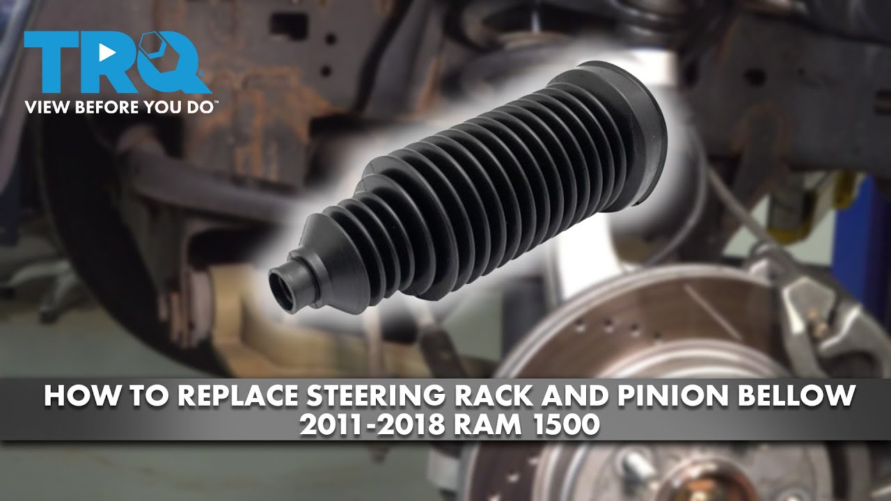 How to Replace Steering Rack and Pinion Bellow 20112018 Ram 1500 1A Auto