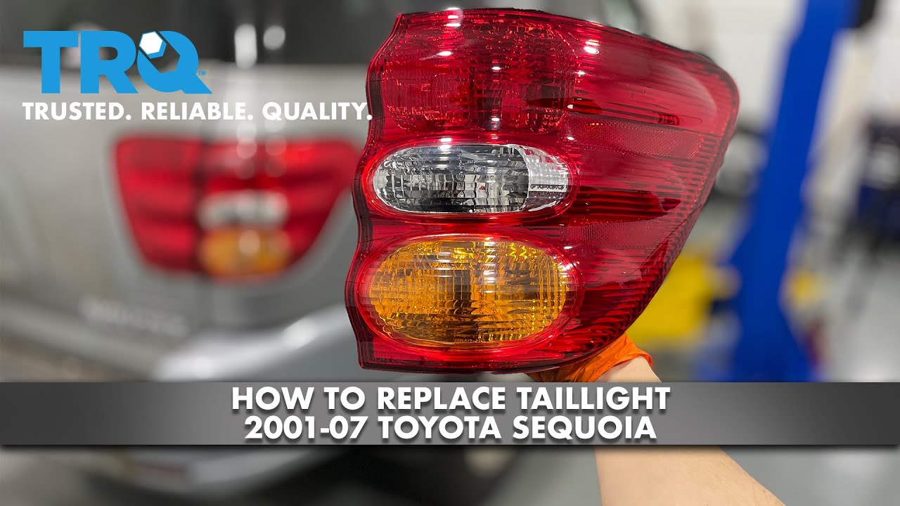 How To Replace Taillight 2001 07 Toyota Sequoia 1A Auto