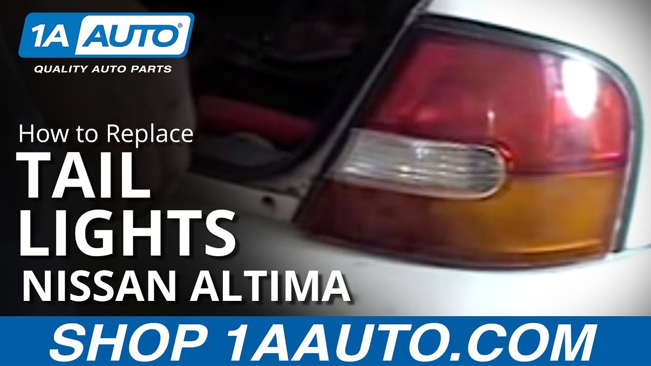 How to Replace Tail Lights 1999 Nissan Altima 1A Auto