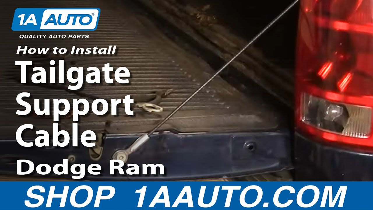How to Replace Tailgate Cables 200208 Dodge Ram 1500 1A Auto