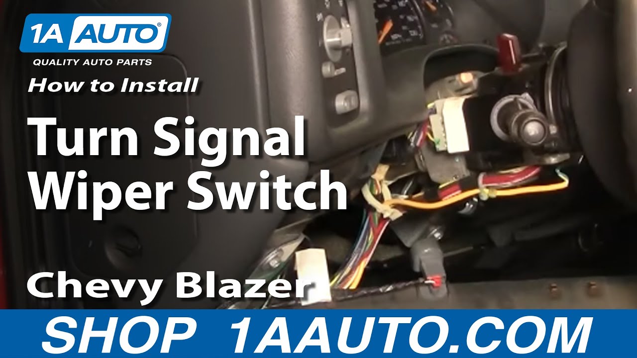 How to Replace Combination Switch 98-04 GMC Sonoma | 1A Auto 2005 silverado wiring diagram lighting 