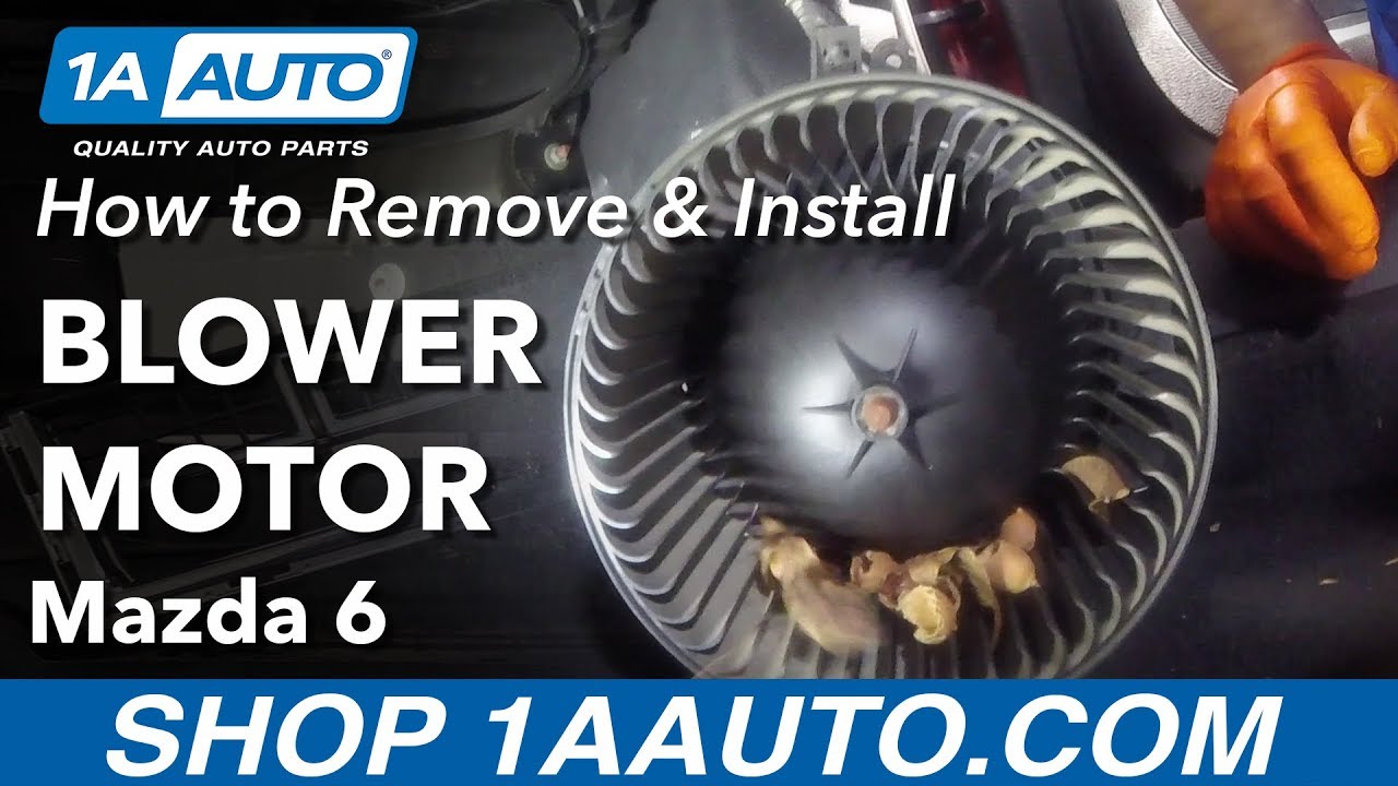 How to Replace Blower Motor 200207 Mazda 6 1A Auto