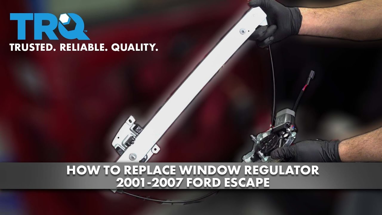 How to Replace Window Regulator 20012007 Ford Escape 1A Auto