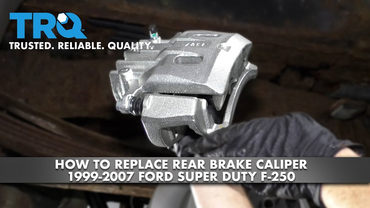 How to Replace Rear Brake Caliper 19992007 Ford Super Duty F250 1A Auto