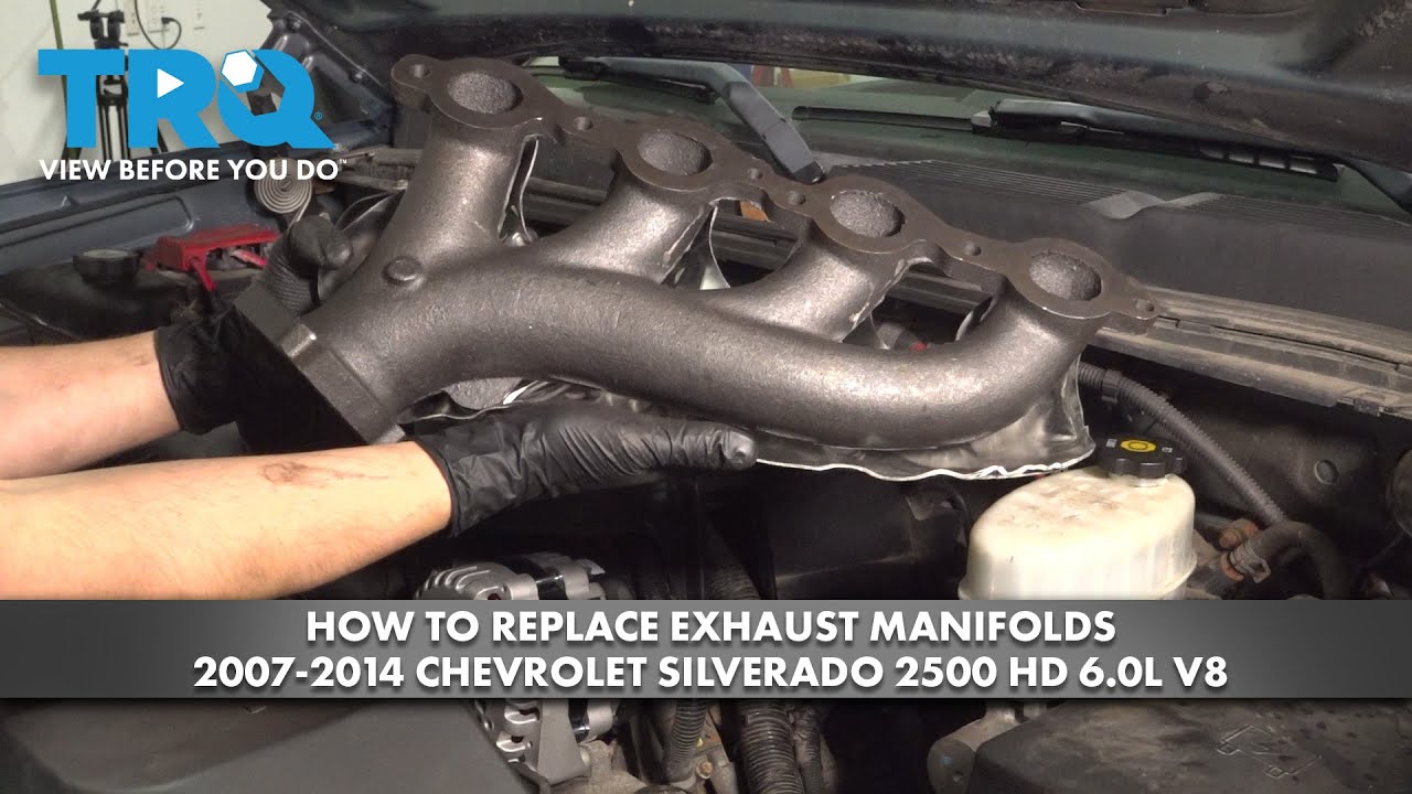 How to Replace Exhaust Manifolds 20072014 Chevrolet Silverado 2500 HD 60L V8 1A Auto