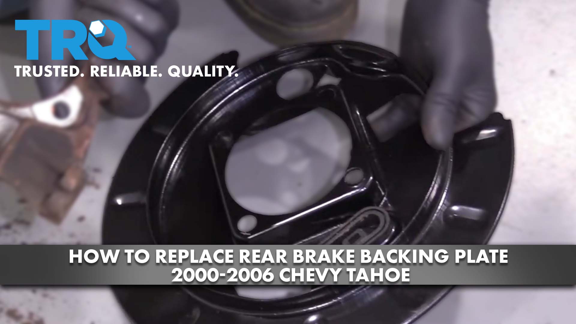 How to Replace Rear Brake Backing Plate 200006 Chevy Tahoe 1A Auto