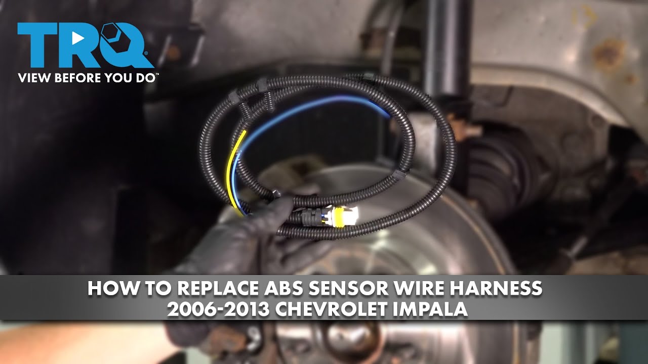 How to Replace ABS Sensor Wire Harness 20062013 Chevrolet Impala 1A Auto