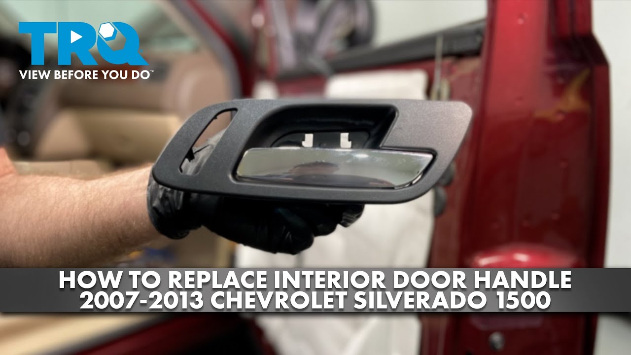 How to Replace Interior Door Handle 20072013 Chevrolet Silverado 1500