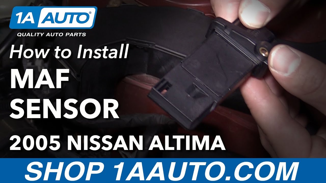 How to Clear P0102 Code Replace Mass Air Flow Sensor 200412 Nissan