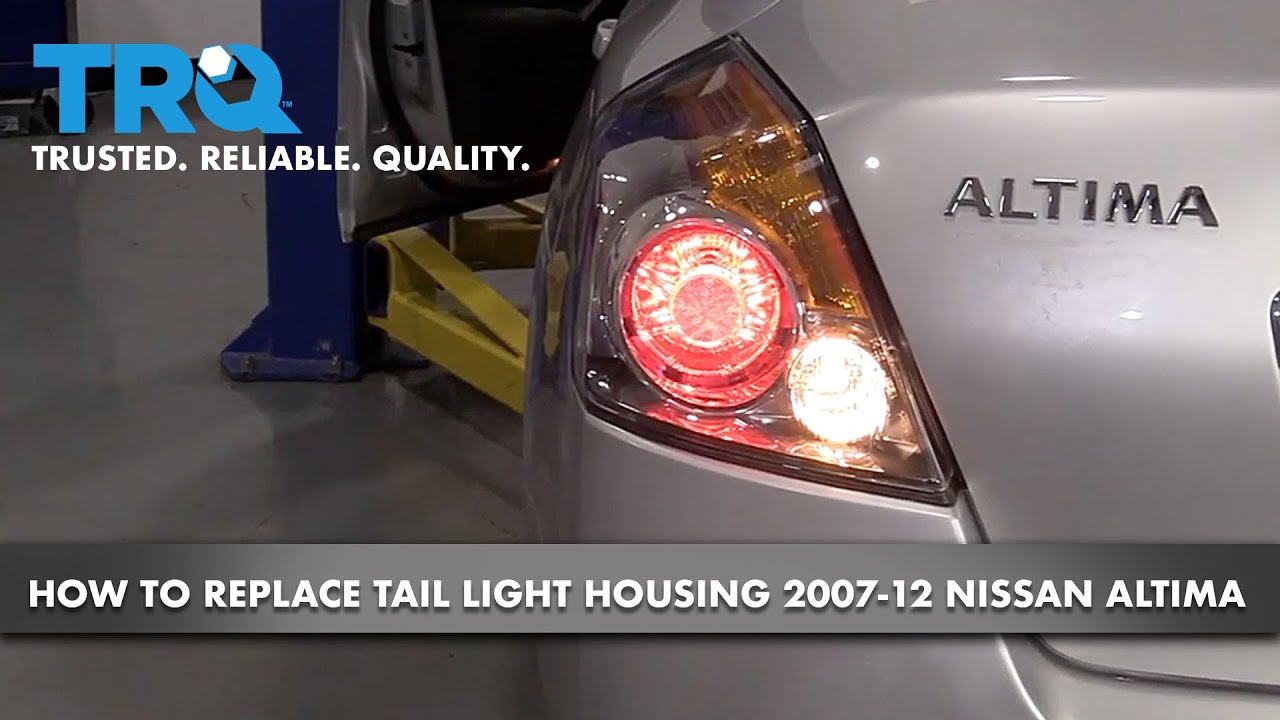 How to Replace Taillight Housing 0712 Nissan Altima 1A Auto