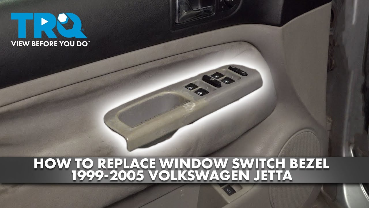 How to Replace Window Switch Bezel 19992005 Volkswagen Jetta 1A Auto