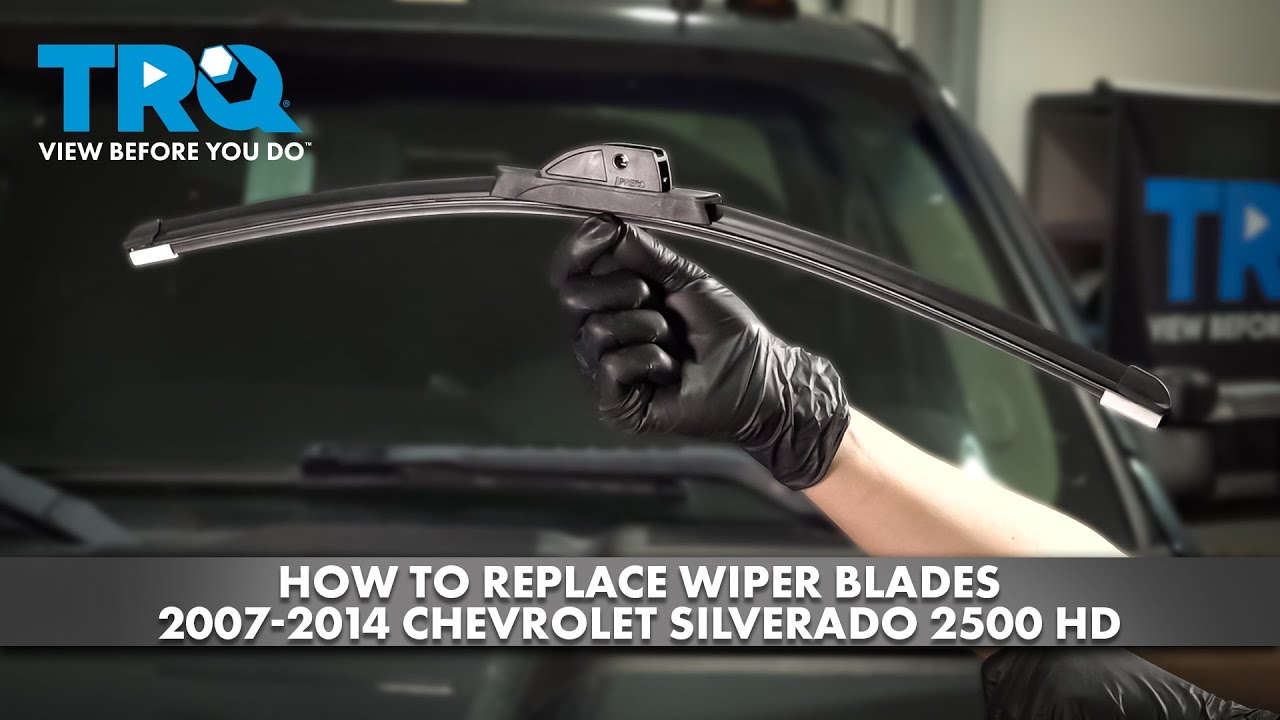 How to Replace Wiper Blades 20072014 Chevrolet Silverado 2500 HD 1A Auto