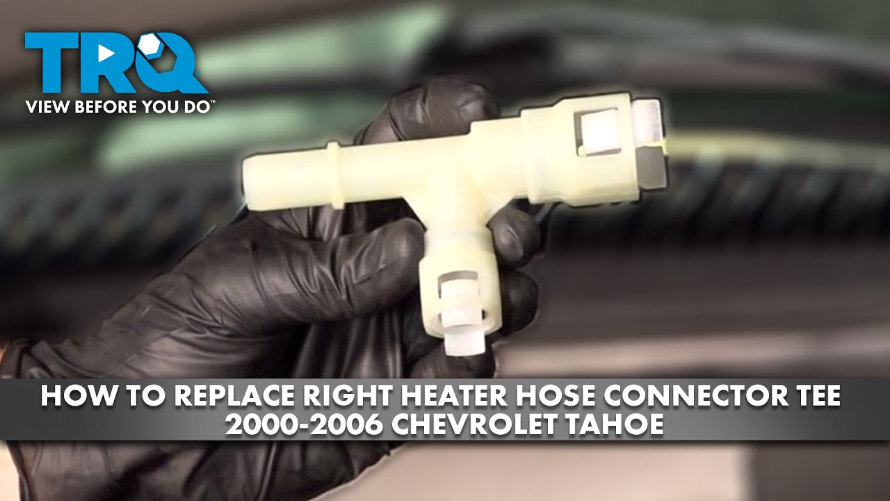 How to Replace Right Heater Hose Connector Tee 20002006 Chevrolet