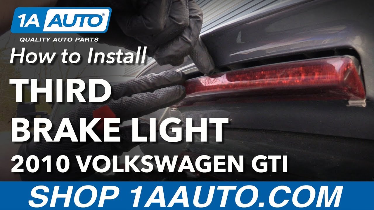 How to Replace Third Brake Light 201014 Volkswagen GTI 1A Auto
