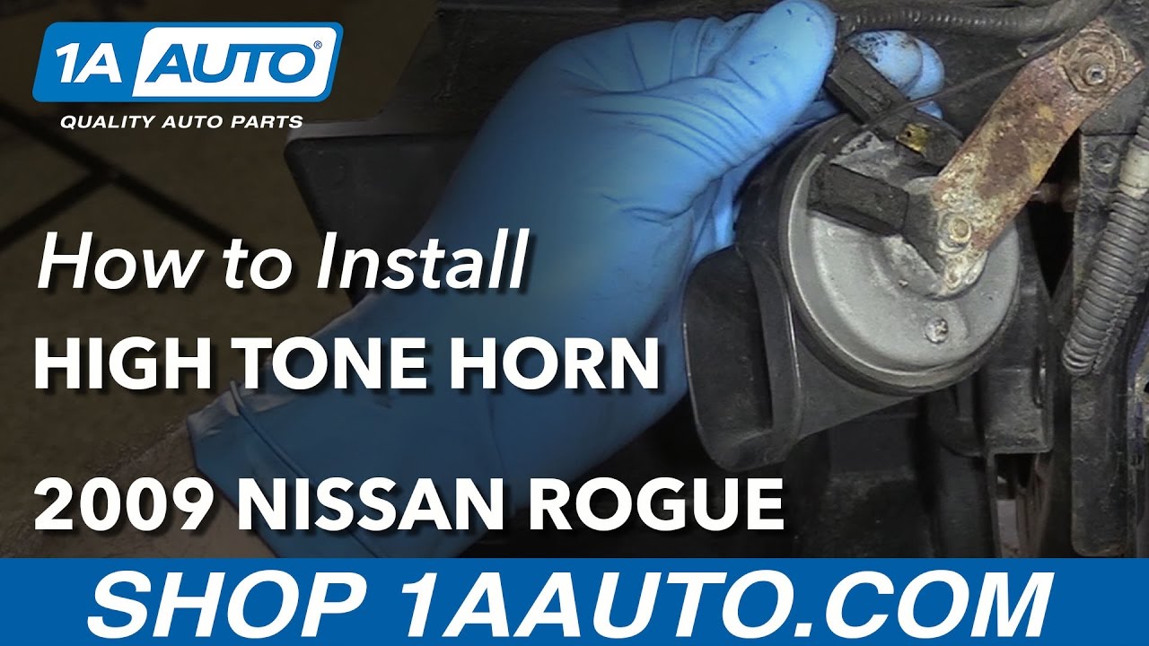 How to Replace High Tone Horns 200713 Nissan Rogue 1A Auto