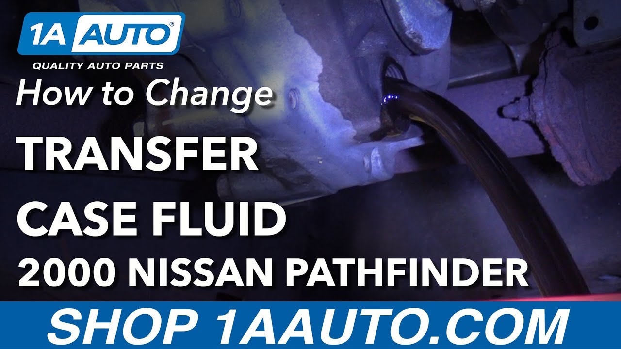 How to Change Transfer Case Fluid 19962004 Nissan Pathfinder 1A Auto