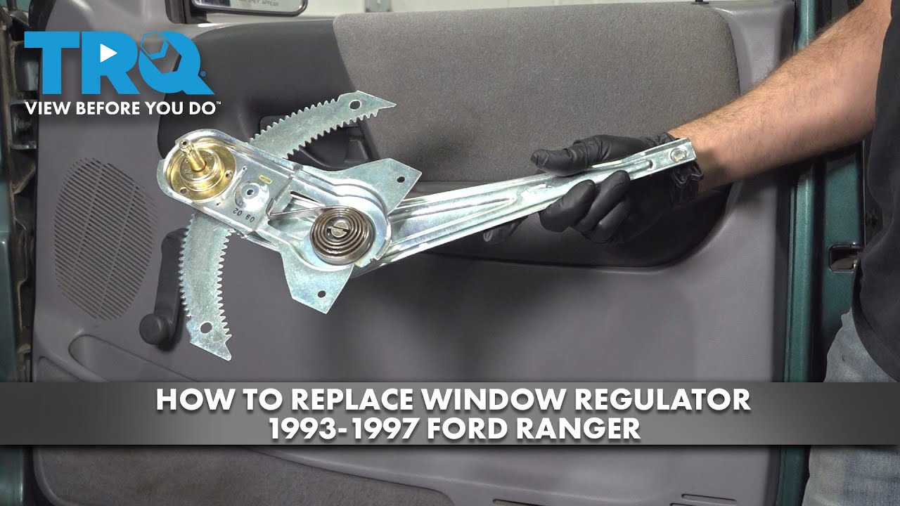 How to Replace Window Regulator 1993-1997 Ford Ranger | 1A Auto
