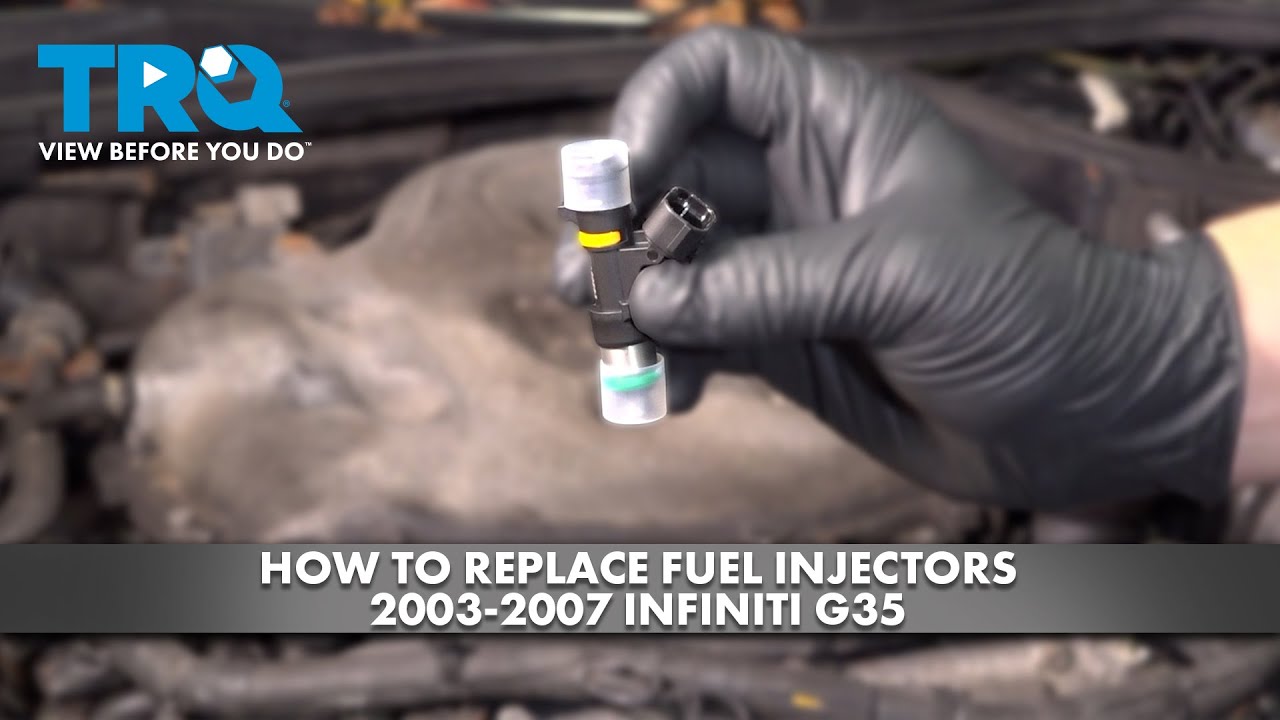 How to Replace Fuel Injector 20032007 Infiniti G35 1A Auto