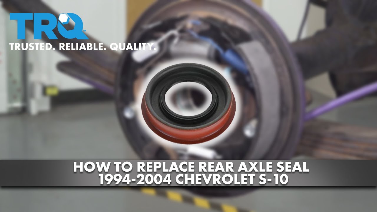 How to Replace Rear Axle Seal 19942004 Chevrolet S10 1A Auto