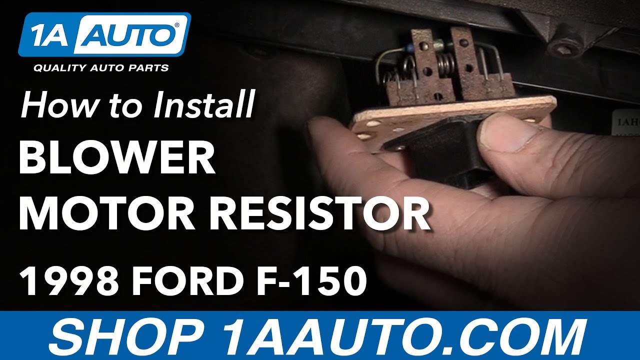 How to Replace Blower Motor Resistor 1997-2003 Ford F-150 | 1A Auto