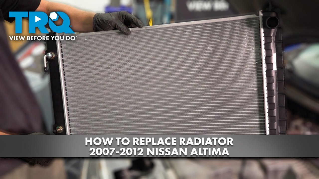 How to Replace Radiator 20072012 Nissan Altima 1A Auto