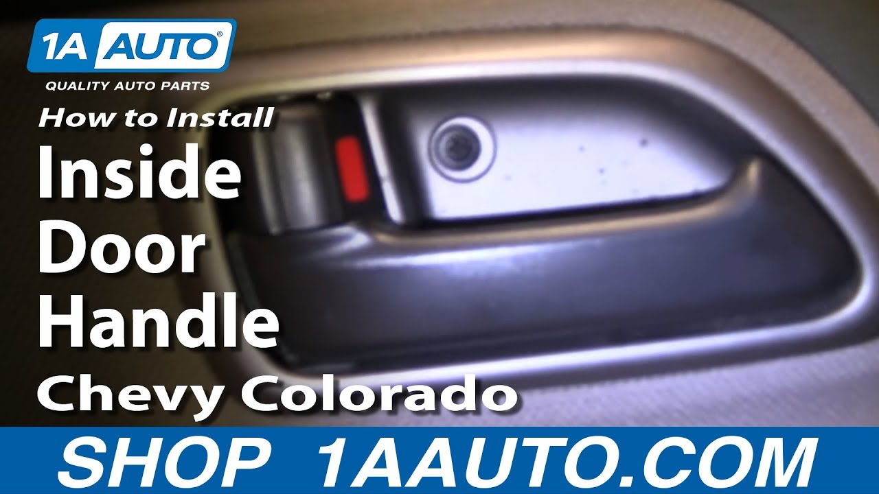 How to Replace Interior Door Handle 2004-12 Chevy Colorado | 1A Auto