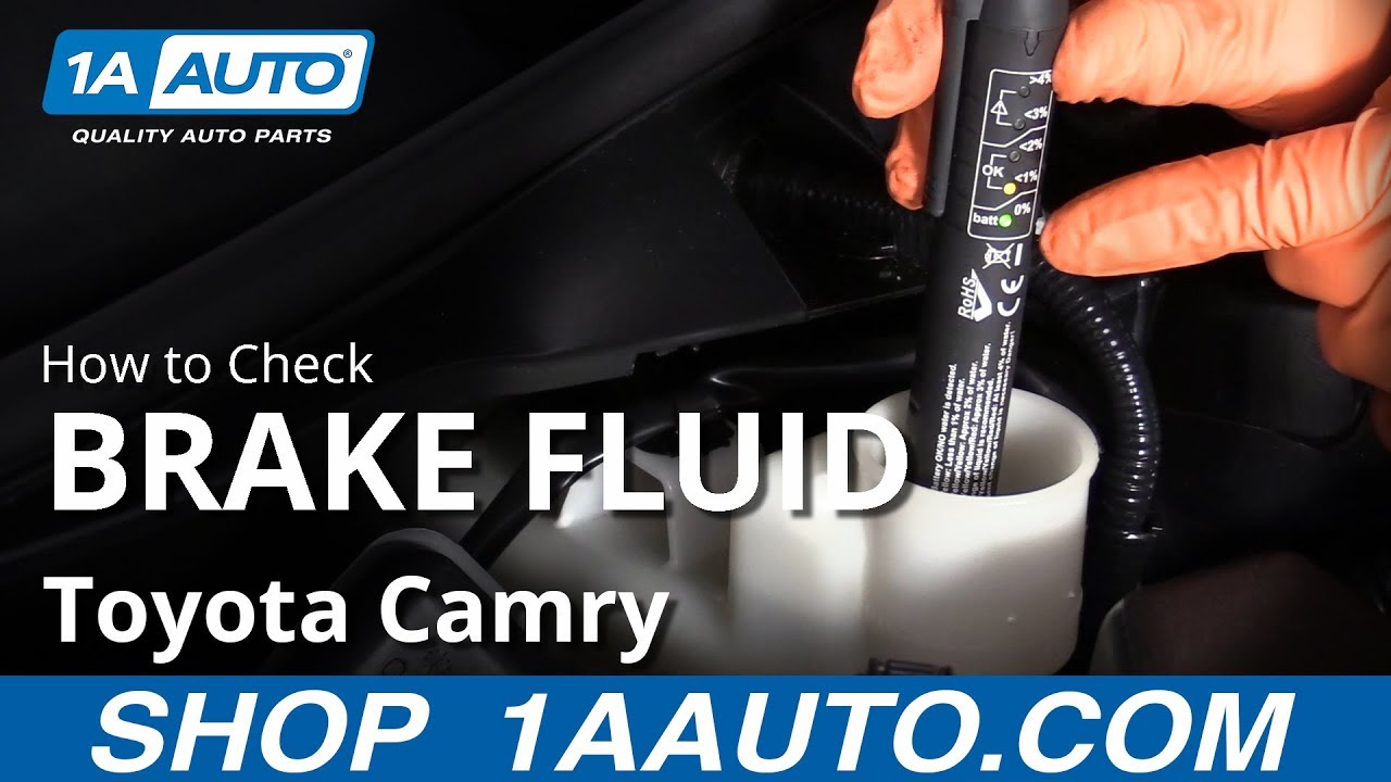 How to Check Brake Fluid 201117 Toyota Camry 1A Auto