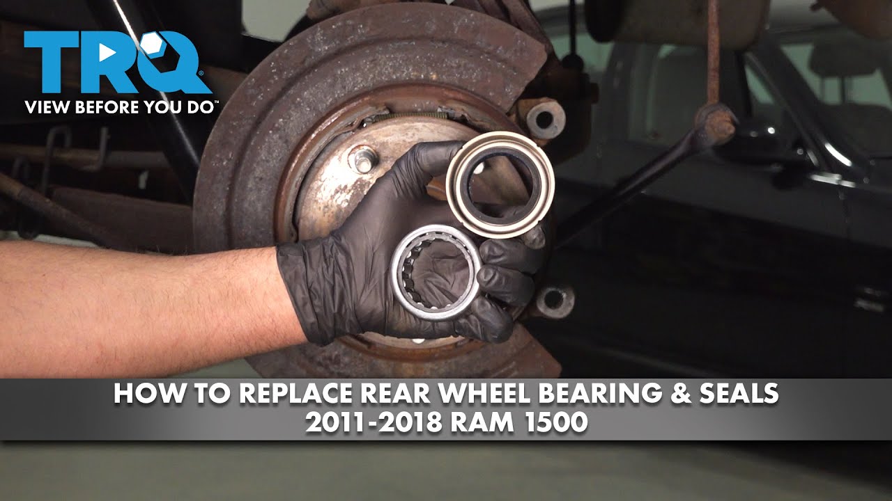 How to Replace Rear Axle Bearing Seals 20112018 Ram 1500 1A Auto