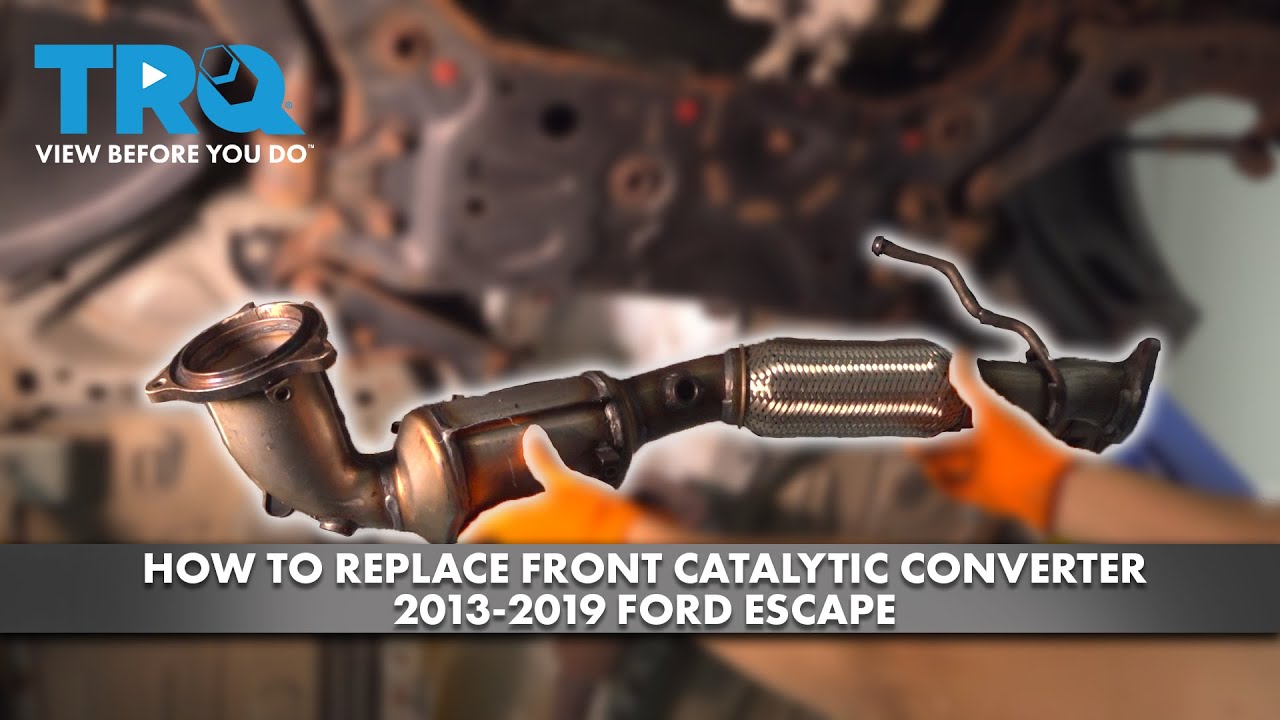 How to Replace Front Catalytic Converter 20132019 Ford Escape 1A Auto