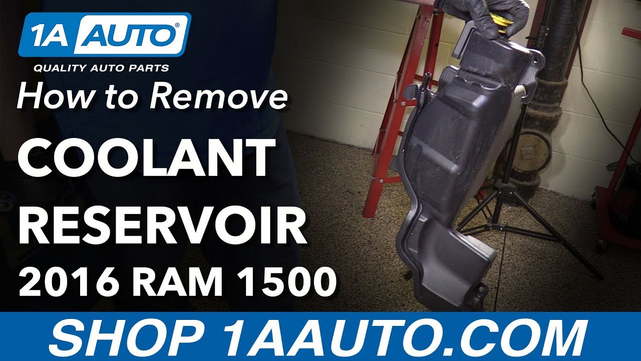 How to Remove Coolant Reservoir 200918 Ram 1500 1A Auto