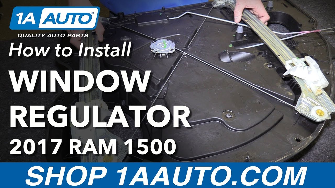 How to Remove Rear Window Regulator 2017 Ram 1500 1A Auto