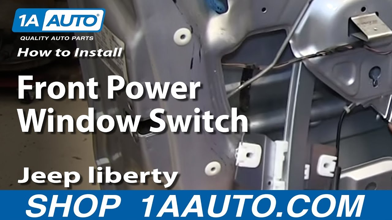 How To Replace Front Window Switch 0207 Jeep liberty 1A Auto
