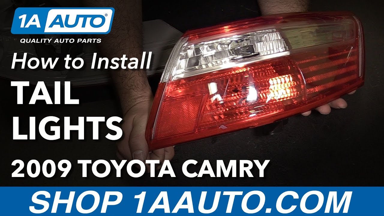 How to Replace Tail Lights 0709 Toyota Camry 1A Auto