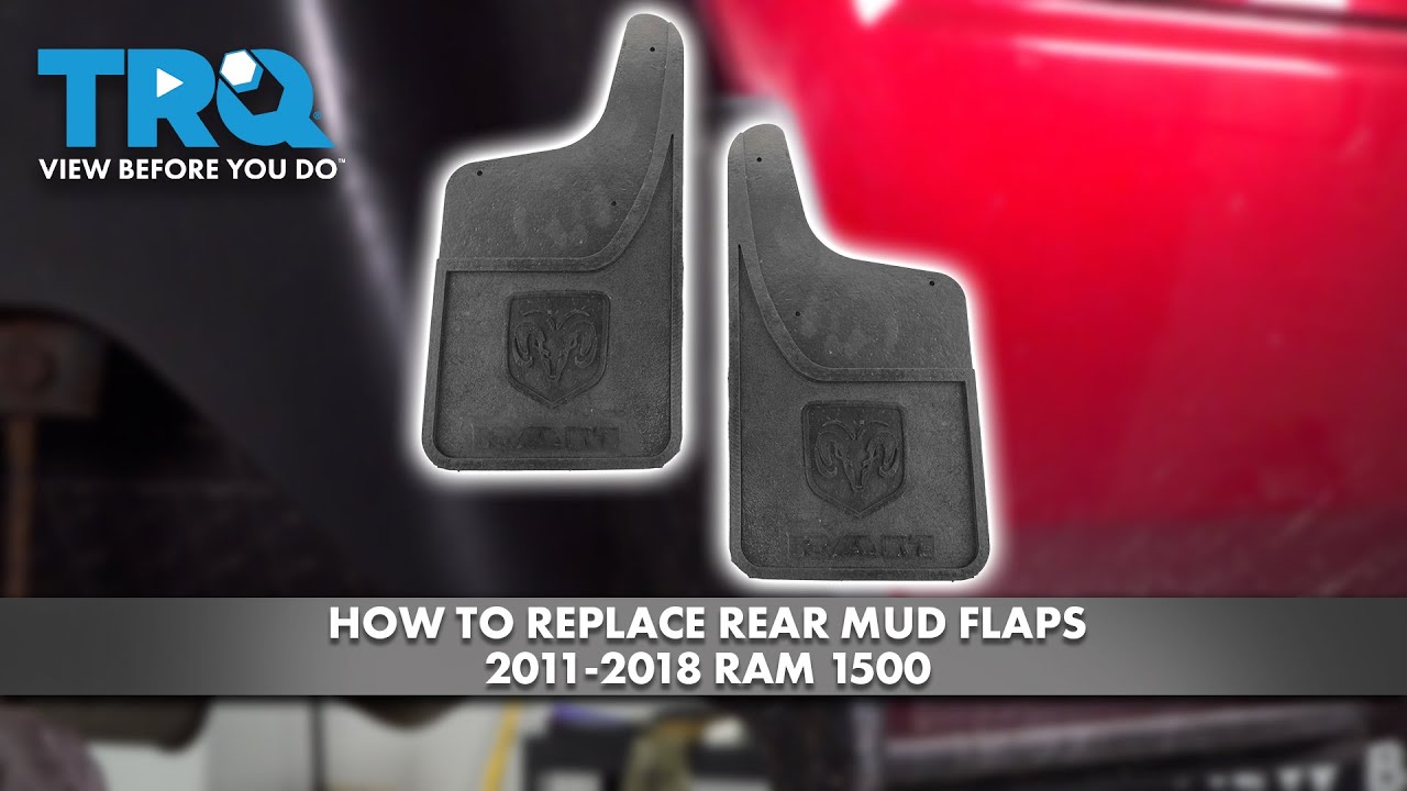 How to Replace Rear Mud Flaps 2011-2018 Ram 1500 | 1A Auto