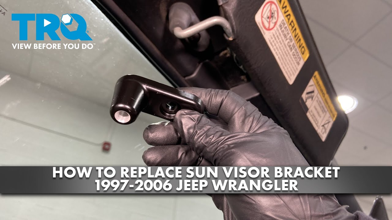 How to Replace Sun Visor Bracket 19972006 Jeep Wrangler 1A Auto
