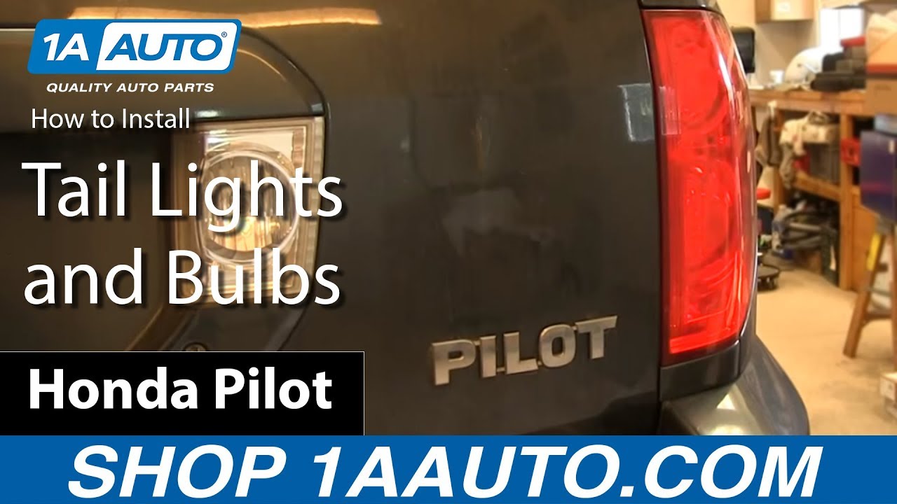 How to Replace Tail Light Assembly 200308 Honda Pilot 1A Auto